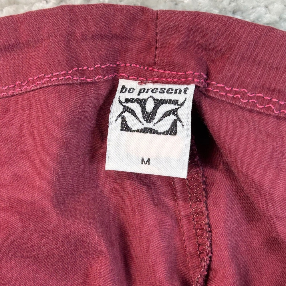 Be Present Agility Yoga Pants Womens Medium Burgundy Purple Corepower Yoga USA - Picture 5 of 10